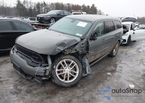 2021 Dodge Durango Gt Plus Awd из США, поврежденный, VIN 1C4RDJDG8MC886534